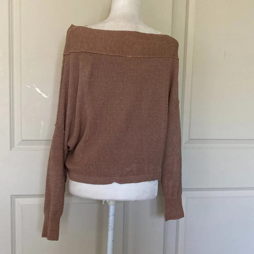 Free People Alana Knit Pullover Sweater in Tan - Picture 8 of 10